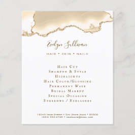 delicate perzik agaat flyer