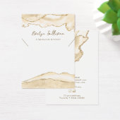 delicate perzik agaat ketting display kaart (Bureau)