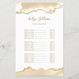 delicate perzik agaat prijslijst flyer