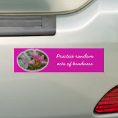 Delicate Pink Azaleas Bumpersticker (Op auto)