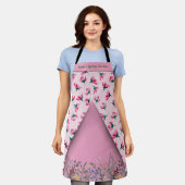 Delicate Pink Blossom Garden Schort (Gedragen)