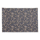 Delicate Pink Buds on Brown Branches Kussensloop (Achterkant-Rechts)