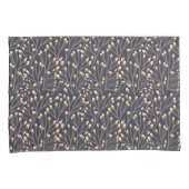 Delicate Pink Buds on Brown Branches Kussensloop (Voorkant-Rechts)