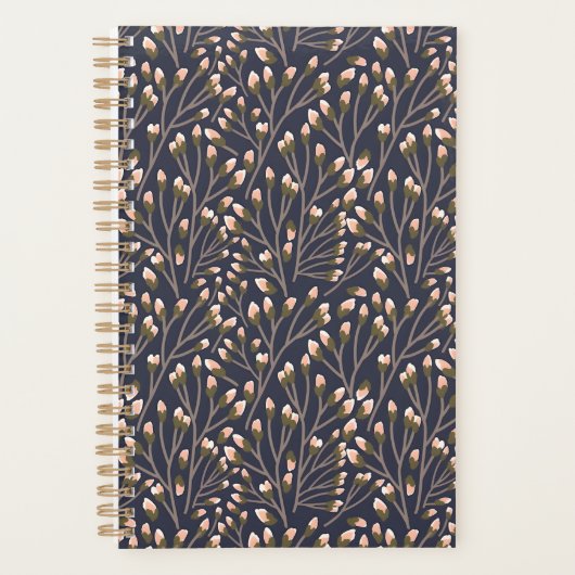 Delicate Pink Buds on Brown Branches Planner (Voorkant)