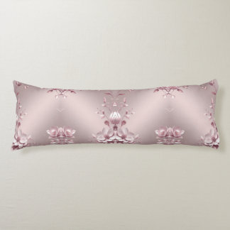 Delicate Pink Floral Body Pillow Lichaamskussen