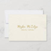 Delicate Pink Flowers Branch Orthodox Funeral Bedankkaart (Achterkant)