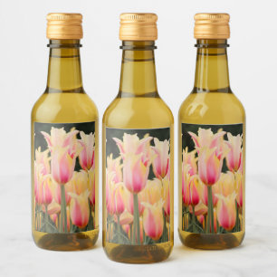 Delicate Pink Petals Etiketten voor eten en drinke