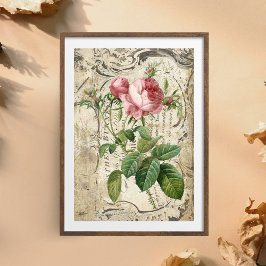 Delicate Pink Rose Decoupage Tissue Paper Tissuepapier