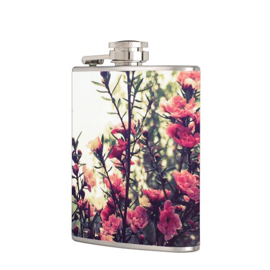 Delicate Pink Wild Flower Meadow Photo Heupfles (Links)