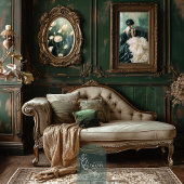 Delicate pluimen Elegante vrouw zitten, Frans Chic Tissuepapier