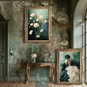 Delicate Plumes Anjers Bloemenveld Tissuepapier