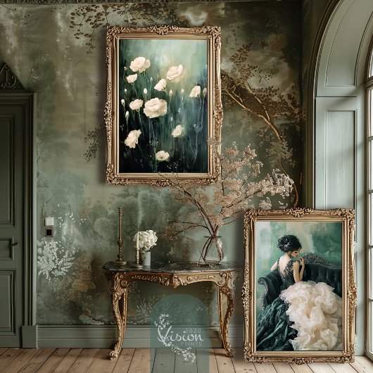 Delicate Plumes Anjers Bloemenveld Tissuepapier