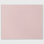 Delicate Powder Blush Diamond Cut roze Rose Gold Cadeaupapier (Vlak)