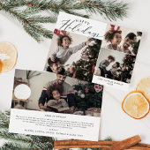 Delicate Prettige feestdagen 4-fotoserie — nieuwsb Feestdagenkaart