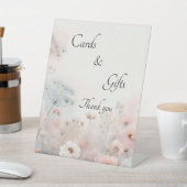 Delicate Queen Anne's Lace Floral Cards & Gifts  Reclamebord Met Voetstuk (Insitu)