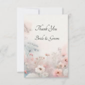 Delicate Queen Anne's Lace Photo Thank you Card Bedankkaart (Voorkant)