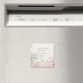 Delicate Queen Anne's Lace Save the Date Magnet (Insitu (Vaatwasser))