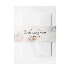 Delicate Queen Anne's Lace Uitnodigingen Wikkel