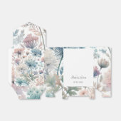 Delicate Queen Anne's Lace Wedding Bedankdoosjes (Uitgevouwen)