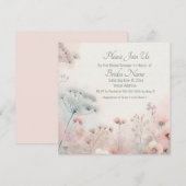 Delicate Queen Ann's Lace Bridal Shower Kaart (Voorkant / Achterkant)