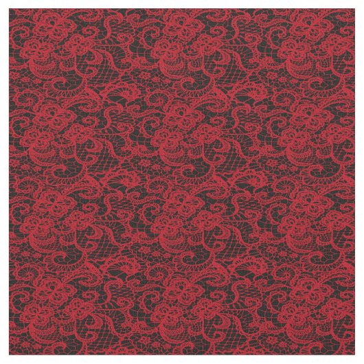  Delicate Red Lace Stof (Close Up)