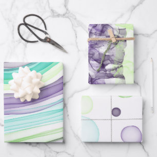 Delicate regenboog kleuren zachte inpakpapier vell vel