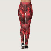 Delicate Rode Leggings (Achterkant)