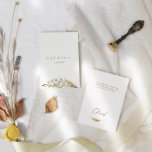 Delicate Romantic Dried Bouquet Wedding Place Card<br><div class="desc">Deze eenvoudige en elegante platte trouwplaatskaart is perfect voor een moderne rustige trouwreceptie. Gebruik deze gastkaart om menu of gebeurtenisprogramma te personaliseren door de kaart met de naam van de gast te drukken. Ontworpen om te coördineren met voor het "VERONICA" Collectie van de Uitnodiging van de Weddenschap. Om gastnaam te...</div>