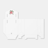 Delicate Roos Bedankdoosjes (Uitgevouwen)