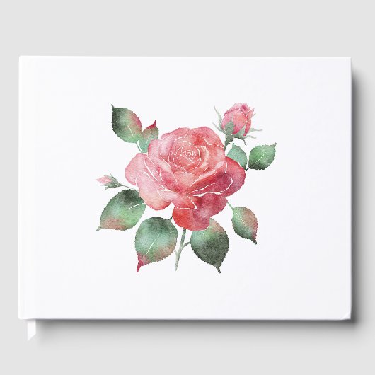 Delicate Roos Gastenboek (Voorkant)