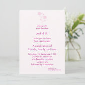 Delicate roos (roze) 5x7 kaart (Staand voorkant)