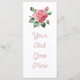 Delicate Rose Menu