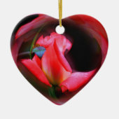 Delicate Rosebud Flower Art Ornament (Voorkant)