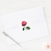 Delicate Rosebud Ronde Sticker (Envelop)