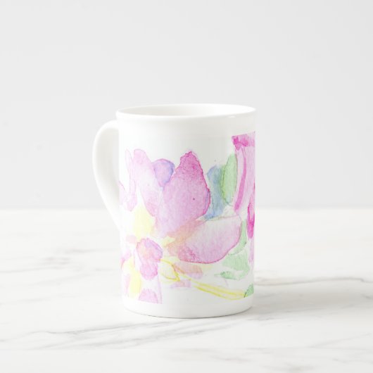 Delicate Roses Bone China Mok (Links)