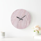 Delicate roze acrylwandklok grote klok (Huis)