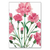 Delicate roze bloem bruiloft kaart (Achterkant)