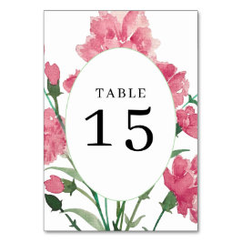 Delicate roze bloem bruiloft kaart