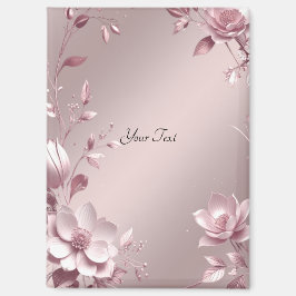 Delicate Roze Bloem Magneet