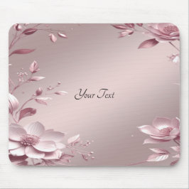 Delicate Roze Bloem Mousepad Muismat