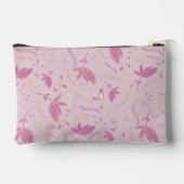 Delicate roze bloemen en bogen etui (Achterkant)