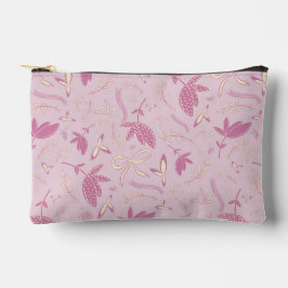 Delicate roze bloemen en bogen etui