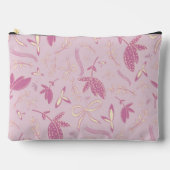 Delicate roze bloemen en bogen etui (Voorkant)