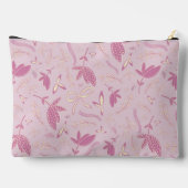 Delicate roze bloemen en bogen etui (Achterkant)