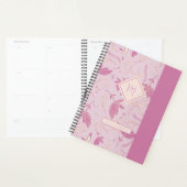 Delicate roze bloemen en bogen planner (Display)