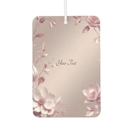 Delicate Roze Bloemengeurverfrisser Luchtverfrisser (Voorkant)