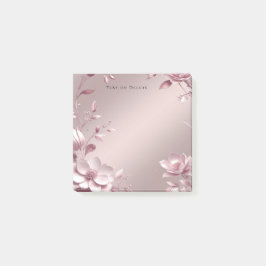 Delicate Roze Bloemige Post-it Briefjes Post-it® Notes