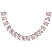 Delicate Roze Bloemslinger Vlag Vlaggetjes (Alle)