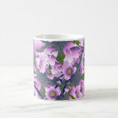 Delicate roze bloesem ontwerp koffiemok (Center)
