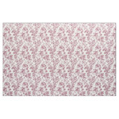 Delicate Roze Botanische Toile Stof (Yard (91,4 cm))